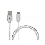 Ksix DATA USB TO TYPE C 2.4A CABLE SYNC 1m white