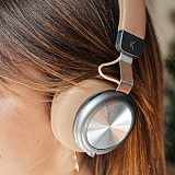 Ksix RETRO 2 WIRELESS UNIVERSAL HEADPHONES brown