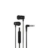 DEVIA wired earphones Kintone Metal jack 3,5mm black