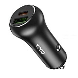 HOCO - Z38 RESOLUTE CAR CHARGER PD20W + QC3.0 FAST CHARGING 38W BLACK