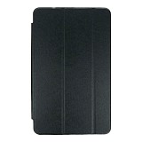 HUAWEI MediaPad T3 10 - Silk Pattern Triple Folding Leather Case Black