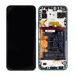 HUAWEI P40 Lite 5G - LCD + Touch + Frame + Battery Green Original Service Pack