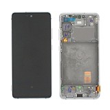 SAMSUNG G781F Galaxy S20 FE 5G - LCD - Complete front LCD + Touch Cloud White Original Service Pack