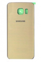 SAMSUNG G925F - Battery cover + Adhesive Gold OEM