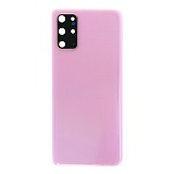 SAMSUNG Galaxy S20 Plus / S20 Plus 5G - Battery cover + Adhesive + Camera Lens Pink Original