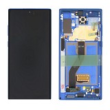 SAMSUNG N975F Galaxy Note 10 Plus - LCD - Complete front + Touch Aura Blue Original Service Pack