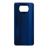 XIAOMI Poco X3 -  Battery cover + Adhesive Blue Original