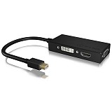  3--1  mini DisplayPort 1.2  HDMI, DVI-D  VGA, 0.15m ICY BOX IB-AC1032