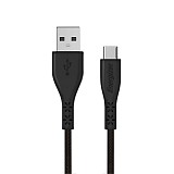 Καλώδιο USB 2.0 A αρσ. σε USB type-C αρσ., 1.2m, σε μαύρο χρώμα ENERGIZER C410CGBK