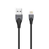 Καλώδιο USB 2.0 A αρσ. σε Lightning, 1.2m, σε μαύρο/γκρι χρώμα ENERGIZER C61LIGBK4