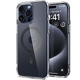 SPIGEN ULTRA HYBRID MAG COMBATIBLE WITH MAGSAFE IPHONE 15 PRO MAX carbon backcover