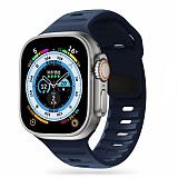 TECH-PROTECT REPLACMENT BAND ICON LINE FOR APPLE WATCH 4 / 5 / 6 / 7 / SE (42 / 44 / 45 MM) navy