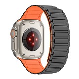 TECH-PROTECT REPLACMENT MAGNETIC ICONBAND FOR APPLE WATCH4/5/6/7/9/SE (42/44/45/49 MM) titan-orange