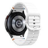 TECH-PROTECT REPLACMENT BAND SPORT FOR SAMSUNG WATCH 4 / 5 / 5 PRO / 6 / 7 / FE white