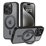 TECH-PROTECT MAGRING CASE IPHONE 16 PRO matte black backcover