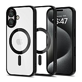 TECH-PROTECT MAGFLEX CASE IPHONE 16 satin black backcover