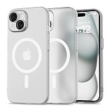 TECH-PROTECT MAGSLIM CASE IPHONE 15 matte white backcover