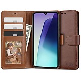 TECH-PROTECT WALLET BOOK CASE XIAOMI REDMI 14C 4G brown