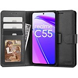 TECH-PROTECT WALLET BOOK CASE REALME C55 black