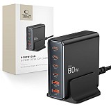 TECH-PROTECT TRAVEL DESKTOP CHARGER 6 PORT PD80W/QC3.0 black