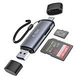 TECH PROTECT ULTRAΒOOST CARD READER SD & MicroSD grey