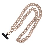 UNIVERSAL NECK STRAP CHAIN FOR PHONES 1.2m matte nude