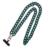 UNIVERSAL NECK STRAP CHAIN FOR PHONES 1.2m matte dark green