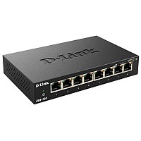 8-Port Gigabit Ethernet 10/100/1000 Unmanaged Desktop Switch D-LINK DGS-108