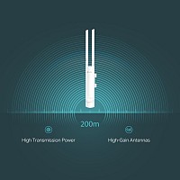 TP-LINK Wireless N Outdoor Access Point EAP110-OUTDOOR 300Mbps, Ver. 3.0 EAP110-OUTDOOR