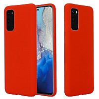 My Colors Liquid Silicon For Samsung S20 Plus Red