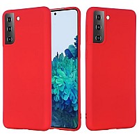 My Colors Liquid Silicon For Samsung S21 Plus Red