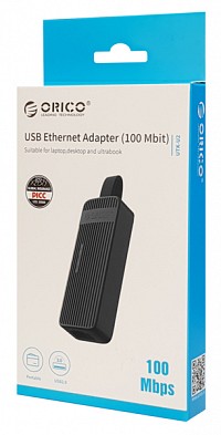 ORICO   UTK-U2, USB, 100Mbps Ethernet,  UTK-U2-BK-BP