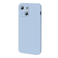 Bodycell Square Liquid Silicon Case iPhone 13  Light Blue