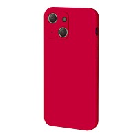 Bodycell Square Liquid Silicon Case iPhone 13  Red