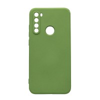 Bodycell Square Liquid Silicon Case Xiaomi Note 8 Light Green