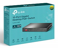 TP-LINK Desktop Switch TL-SG1210MP, 10-Port Gigabit, Ver 2.0 TL-SG1210MP