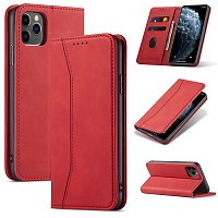 Bodycell Book Case Pu Leather Samsung S22 5G Red