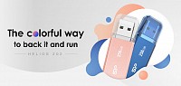 SILICON POWER USB Flash Drive Helios 202, 128GB, USB 3.2,  SP128GBUF3202V1B