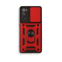 Bodycell Armor Slide Cover Case Samsung S20 FE Red