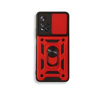 Bodycell Armor Slide Cover Case Xiaomi Note 11 Pro Plus 5G Red