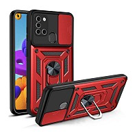 Bodycell Armor Slide Cover Case Samsung A21s Red