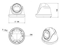 LONGSE IP  CMLBFG400WH, 2.8mm, 4MP,  IP67, PoE CMLBFG400WH