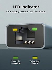 CABLETIME   CT-CML1000, USB-C, 1000Mbps Ethernet,  CT-CML1000-AG