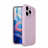 Bodycell Square Liquid Silicon Case iPhone 14 Pro Max Light Violet