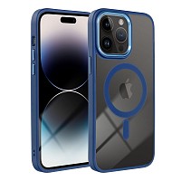 APPLE iPhone 13 Pro - ΘΗΚΗ ΣΙΛΙΚΟΝΗΣ Mag Cover ΜΠΛΕ