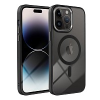 APPLE iPhone 14 Pro Max - ΘΗΚΗ ΣΙΛΙΚΟΝΗΣ Mag Cover ΜΑΥΡΗ