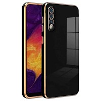 Bodycell Gold Plated Silicon Samsung A70 Black
