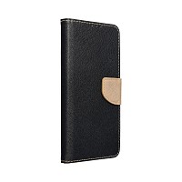 SAMSUNG S926B Galaxy S24 Plus - ΘΗΚΗ NETONE FANCY DIARY BOOK STYLE ΠΟΡΤΟΦΟΛΙ ΜΑΥΡΗ - ΧΡΥΣΗ