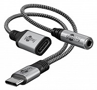 GOOBAY  USB-C  3.5mm & USB-C 74524, 60W, 480Mbps,  74524