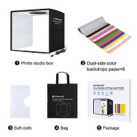 Photo Studio Cube-Box LED 25cm 0125.059